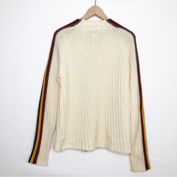 Guess Zipfront, ribbed sweater, striped sweater - Picture 2 of 9